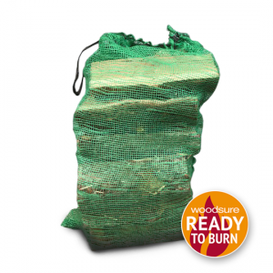 Kiln dried logs in a 10kg netted bag